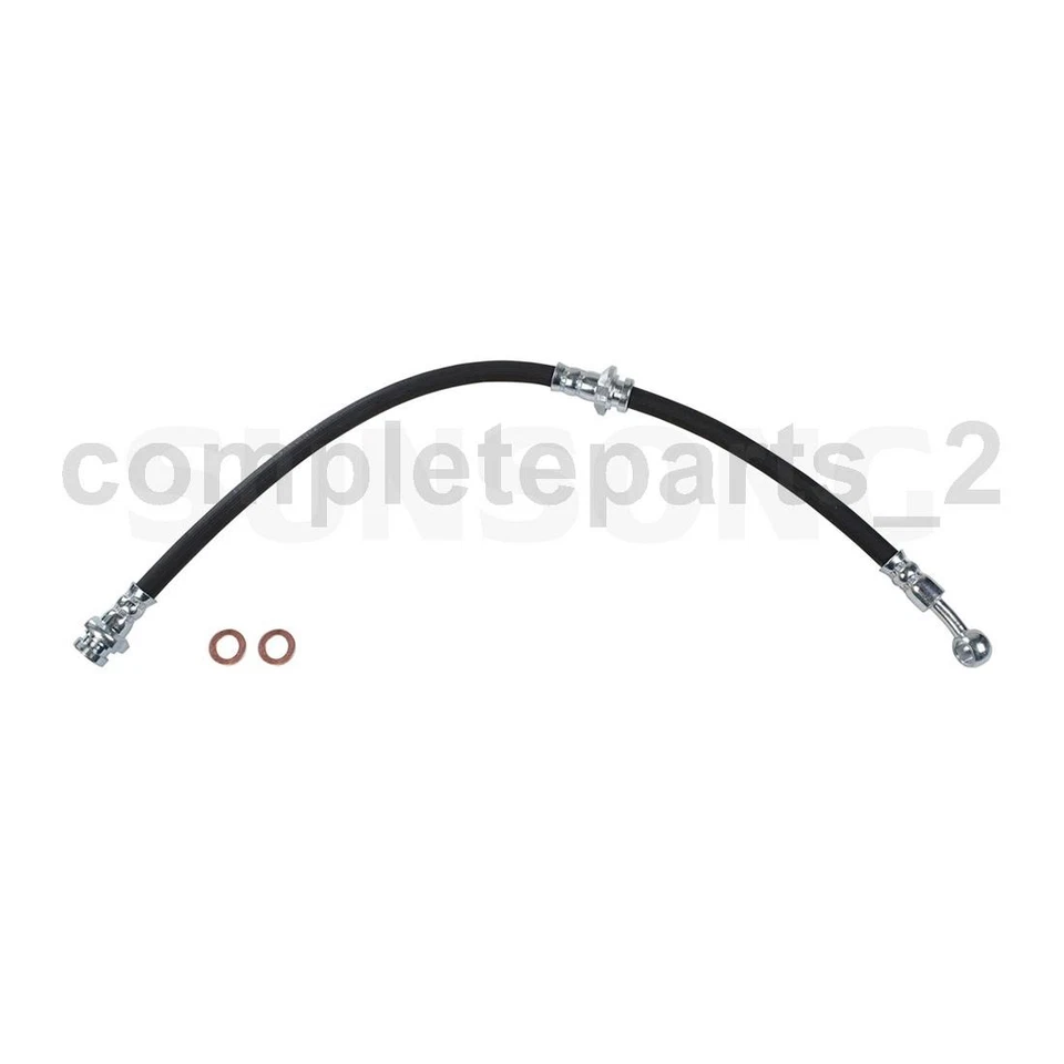 Brake Hydraulic Hose Fits 2000-2001 Nissan Sentra Sunsong 2pcs - Image 2 of 4