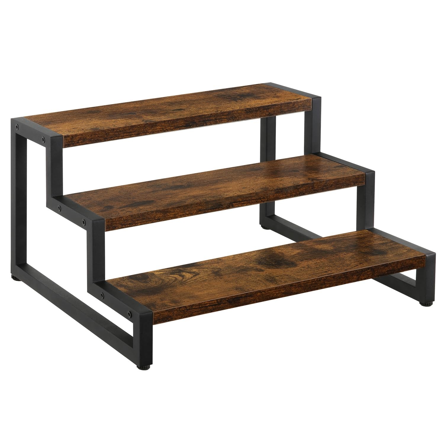 3-Tier Wooden Spice Rack Organizer for Kitchen Countertop Storage
