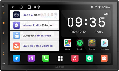 ATOTO A5 7'' 2 DIN Android Autoradio Touchscreen Wireless CarPlay Android Auto