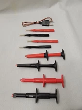 Fluke CAT IIIV Alligator Clip/Slim Reach Teat Probe Bead Wire Temperature Probe