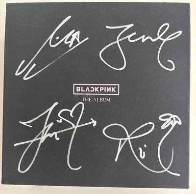 BLACKPINK [THE ALBUM] All Member Autographed Signed Promo Album | eBay