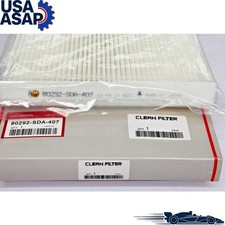 Genuine Oem Cabin Air Filter For Honda Acura Micron Accord Civic 80292-sda-407