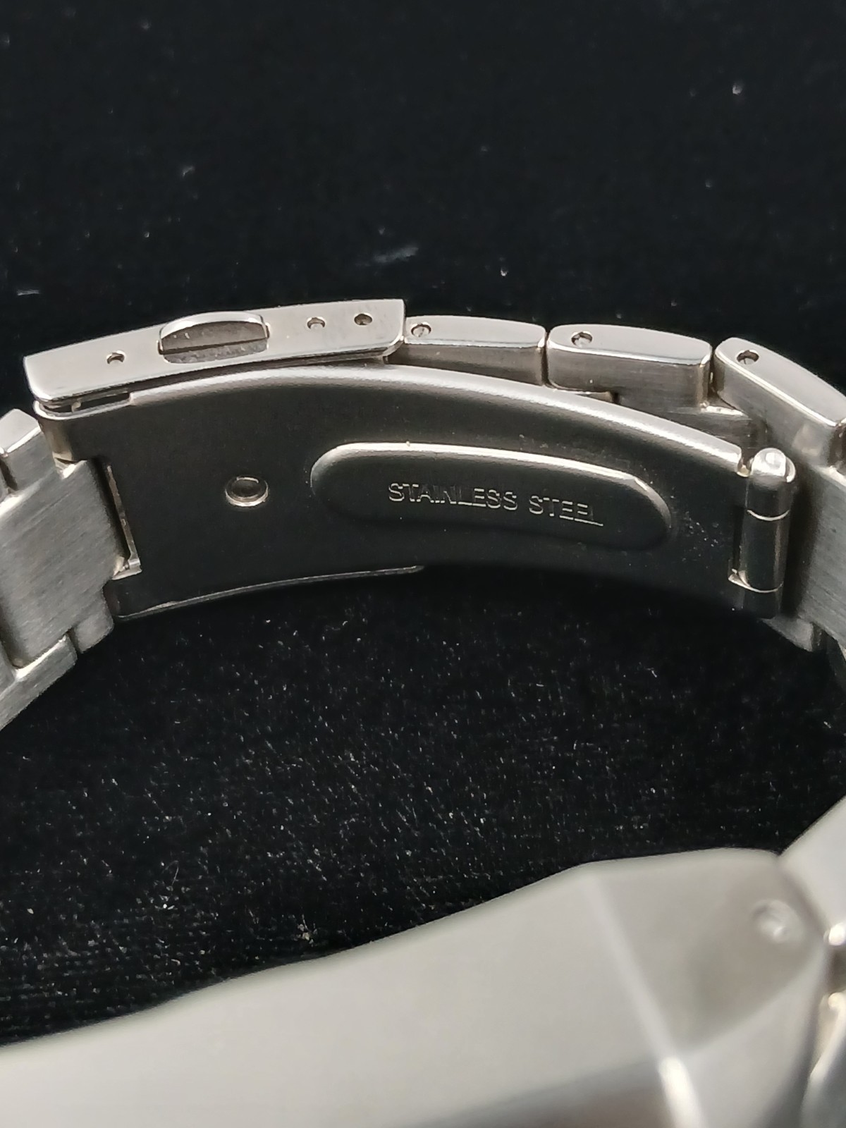 Shadow Analogue/LED Dual Time Rectangular Stainle… - image 13