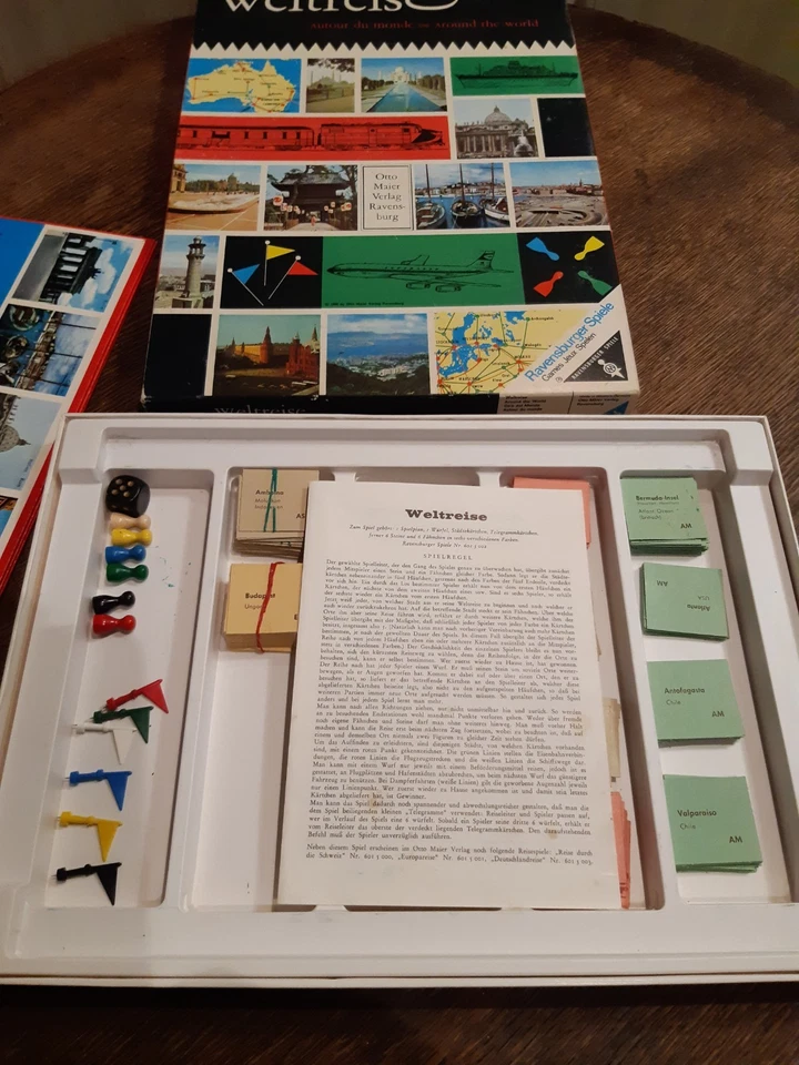 Weltreise - Ravensburger 1970 - Brettspiel - Gesellschaftsspiel - Geprüft - Bild 3 von 4