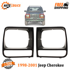 Headlight Door Set For 1998-2001 Jeep Cherokee Parking Light Hole Left And Right Headlight Door Set For 1998-2001 Jeep Cherokee Parking Light Hole Left And Right