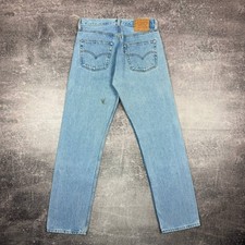 Levis 501 Made in USA Vintage 1990s Red Tab Denim Cotton Jeans