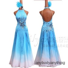 Ballroom Dance Dress Standard Skirt Competition Dress Costumes Performing Dress
