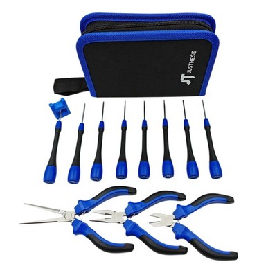 Precision Repair Tool Set, 12-Piece Electronics & Jewelers Repair Kit with Pr...