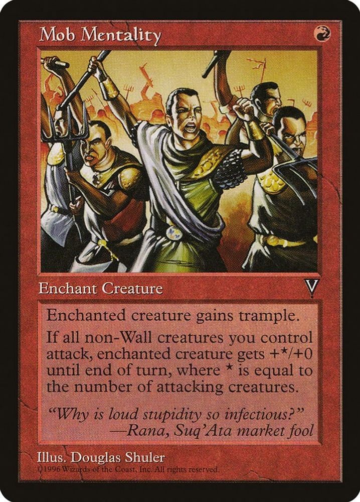 Mob Mentality MP #88 MTG Visions