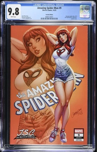Amazing Spider-Man #9 J. Scott Campbell "Just Spectacular" Mary Jane Cvr CGC 9.8