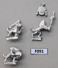 GW Lizardmen Skink Command - Drummer, Standard & Hero - Metal (F091)