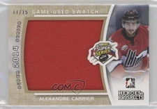 2014-15 ITG Heroes and Prospects Gold /15 Alexandre Carrier #SSJ-02