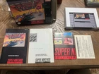 F-Zero SNES Super Nintendo Complete In Box CIB Manual Original Authentic Cart