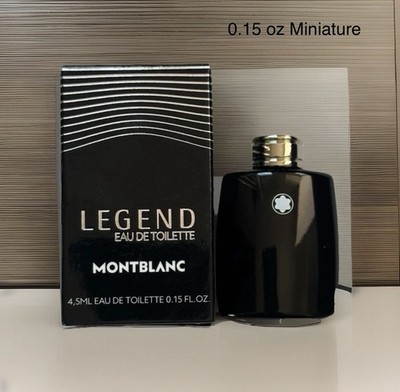LEGEND by MONT BLANC Men Miniature EDT 0.15 oz Mini Splash Cologne NEW in Box  