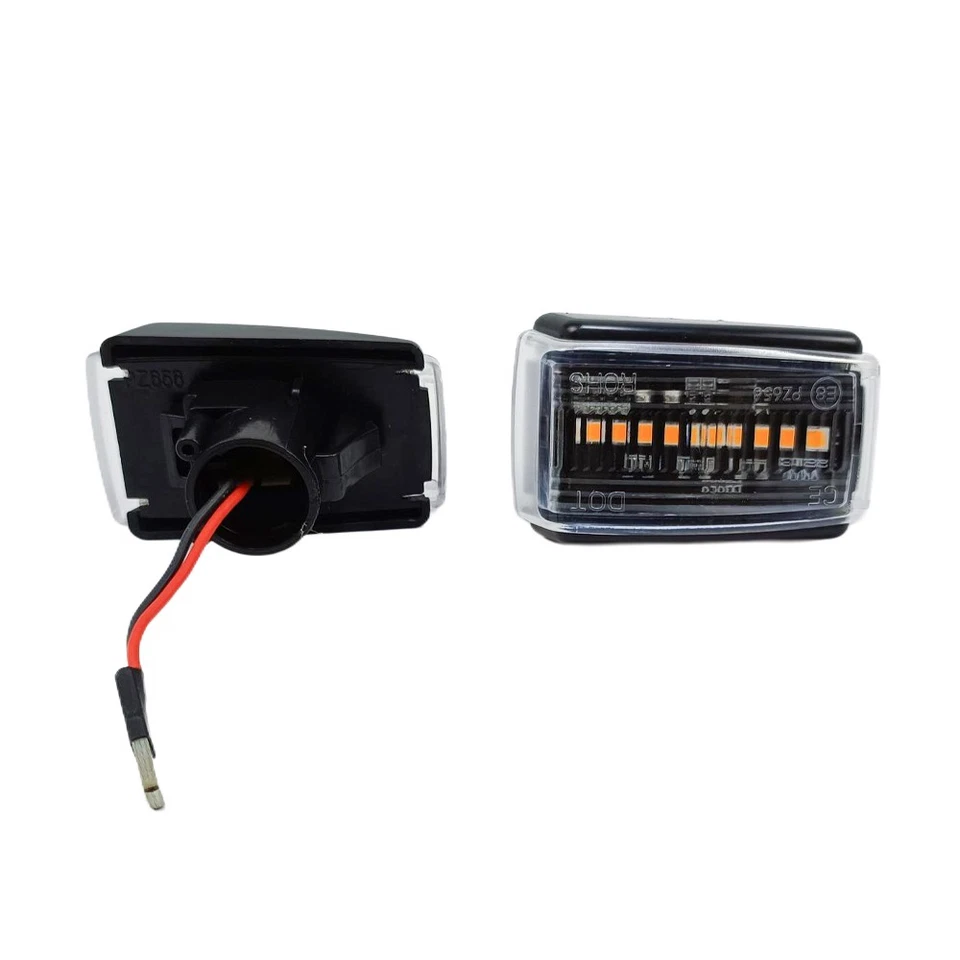 2X Seitenblinker Blinker Glasklar für Volvo 240 740 760 850 940 960 C70 S40 S70 - Bild 3 von 4