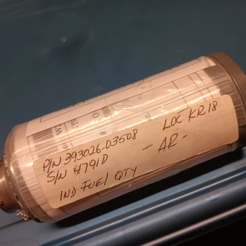 393026-03508 INDICADOR COMBUSTIBLE AVIACIÓN COMO RETIRADO ENVÍO GRATUITO Foto 2 de 4