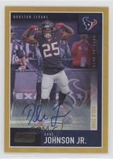 2020 Score Gold Zone Signatures 38/50 Duke Johnson Jr #88 Auto 0c6