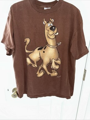 VTG Scooby-Doo T-shirt  L Size Mens Hanna Barbera Stanley Desantis Brown B69