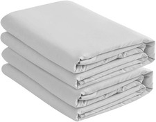 2 PCS Fitted Hospital Bed Sheets Microfiber 36x84x12 Inch Brushed Soft Cover