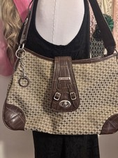 Vintage Nine & Company Y2K Brown Geometric S...