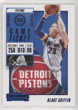 2018-19 Panini Contenders Game Ticket Blue 37/49 Blake Griffin #66 0q0