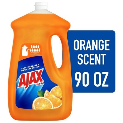Ultra Concentrated Orange Scented Dishwashing Liquid Soap 90 fl oz Giant Bottle