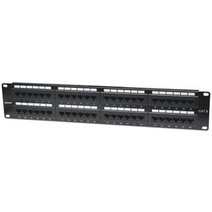 Intellinet Patchpanel Cat6 UTP 48-Port 2HE schwarz 48 x Rj-45 48 x Rj-11 2HE High 1