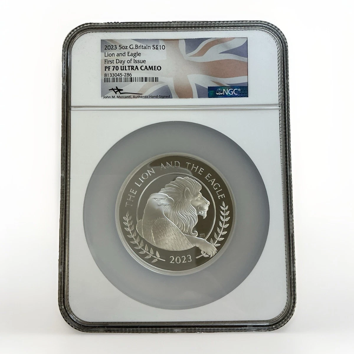 25+ 5 oz Precious Metal Content per Unit Grade PR 70 NGC Certified