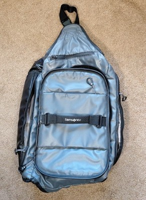 Samsonite PARADIVER Duffle/Carry-On Bag. Gray. VGC. Water Resistant.21'' x13'' x8''