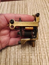 Vary Unique, Rare Tested New Old Stock Brass Dual Coil Tattoo Machine