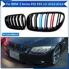 Gloss Black M-style Front Kidney Grille For Bmw E92 E93 328i 335i 2010-2013 Lci Gloss Black M-style Front Kidney Grille For Bmw E92 E93 328i 335i 2010-2013 Lci