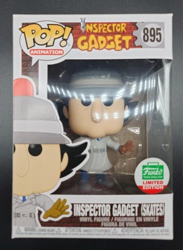 Funko Pop! Shop Exclusive Animation Inspector Gadget On Skates #895