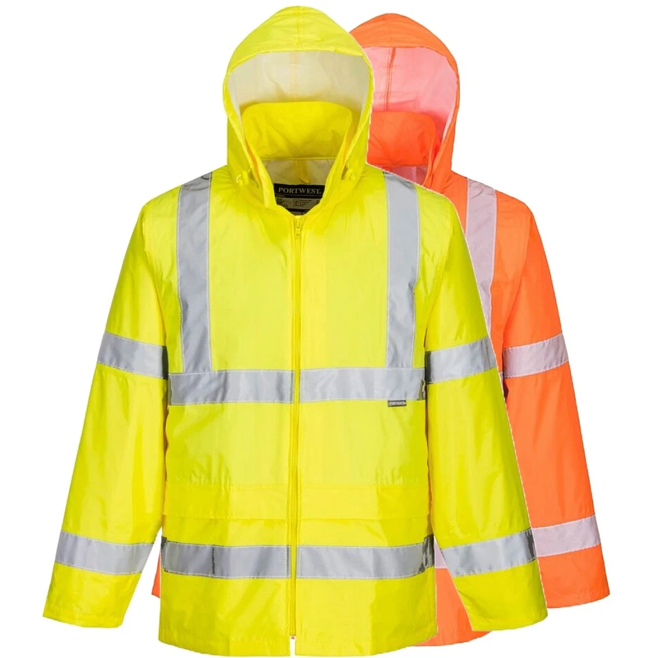 Warnschutz Regenjacke, wasserdicht, reflektierend Bau & Logistik Portwest H440