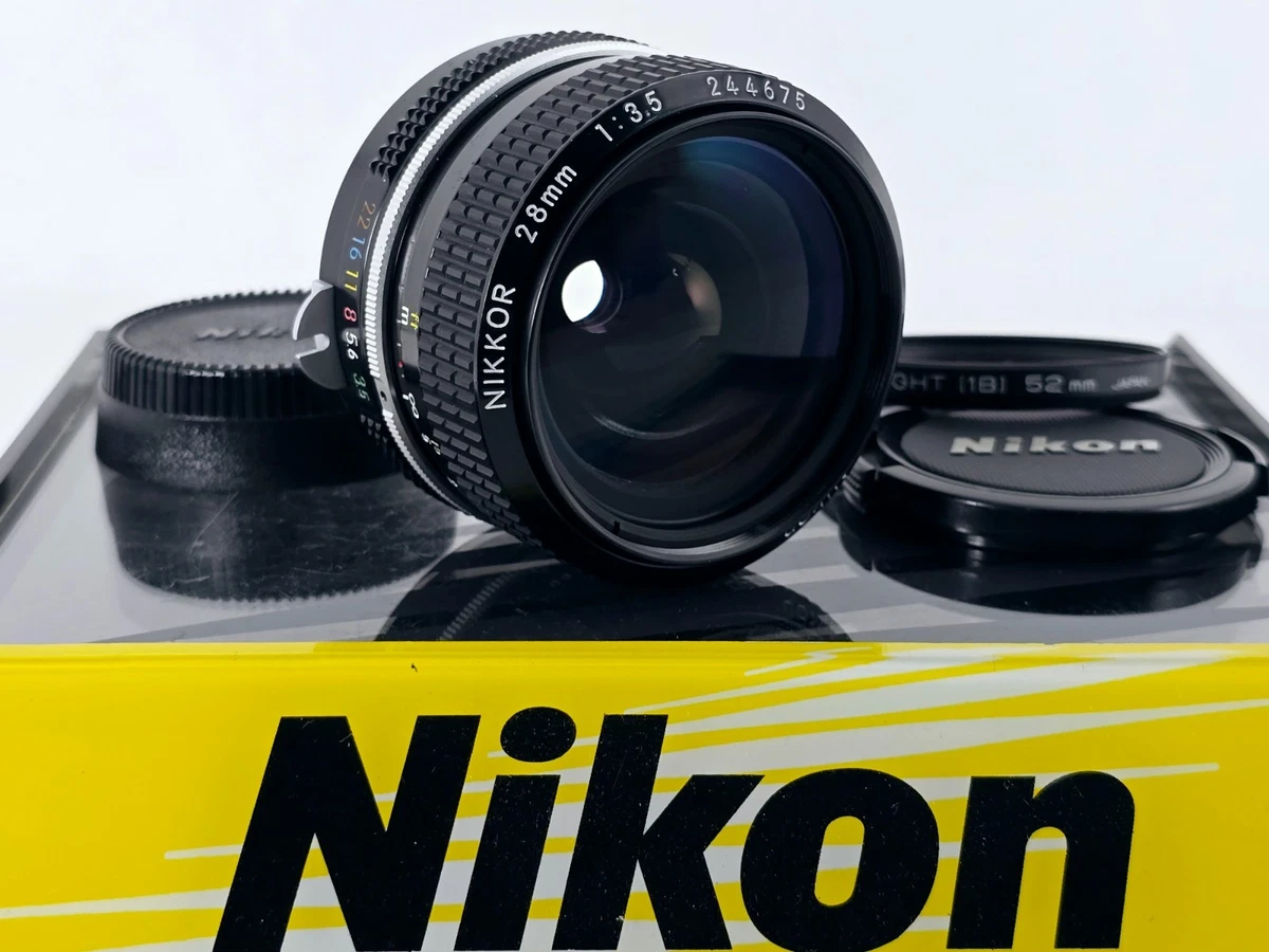 Nikon f/3.5 Camera Lenses 28mm Focal for sale | eBay