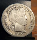 1916-S BARBER DIME G ORIGINAL COIN POPULAR DATE