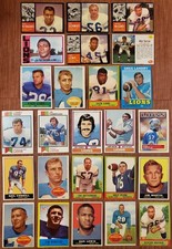 1960s Lions Football Cards Joe Schmidt Karras Morrall Plum Night Train Lane Yary