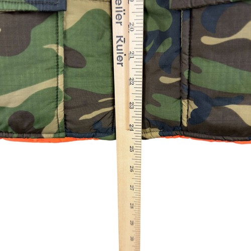 Vtg Game Winner Sportswear Camouflage Vest Large 42/44 Hunting Reversible - Picture 7 of 10
