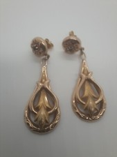 Orecchini Borbonici In Oro 12kt punzonati.