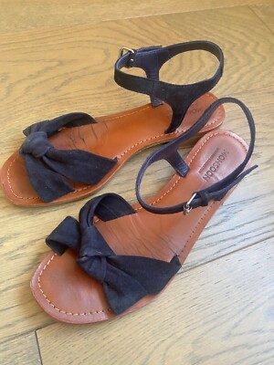Flat Sandals Womens Red Sandals Size MONSOON Ladies Navy