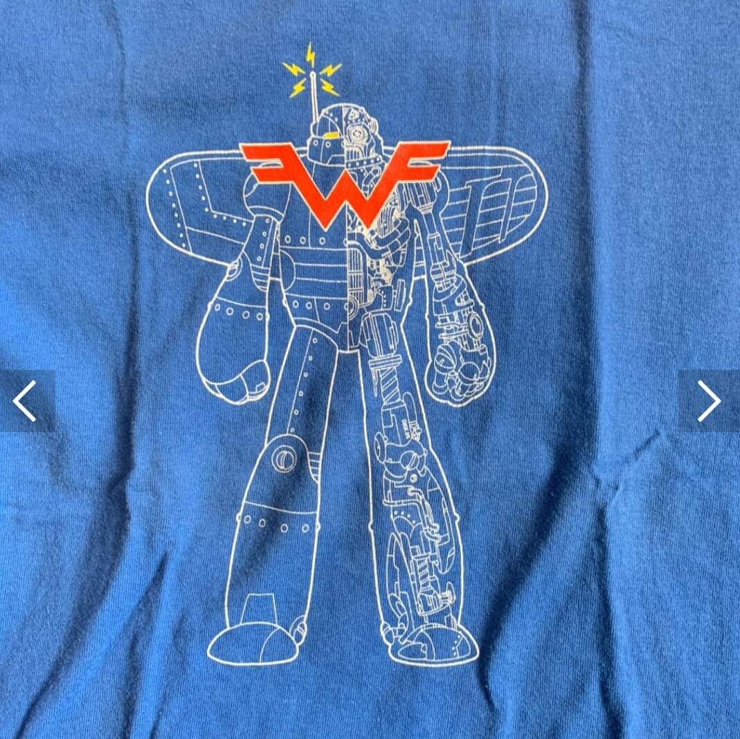 Vintage 90s Weezer Robot Tour 1997 Tshirt Indie Rock Band