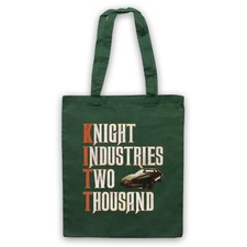 KITT KNIGHT RIDER NON UFFICIALE PONTIAC TRANS AM AUTO TV TOTE BAG LIFE SHOPPER
