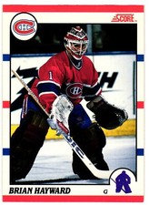 1990-91 Score Canadian #304 Brian Hayward Montreal Canadiens