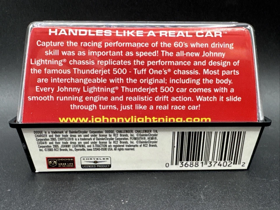 2005 Johnny lightning PURPLE 1970 DODGE CHARGER THUNDER JET 500 SLOT CAR LOOK - Image 4 of 4