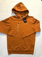 New Under Armour Men's Playback Essential Fleece Hoodie 1377530 Copper - Small