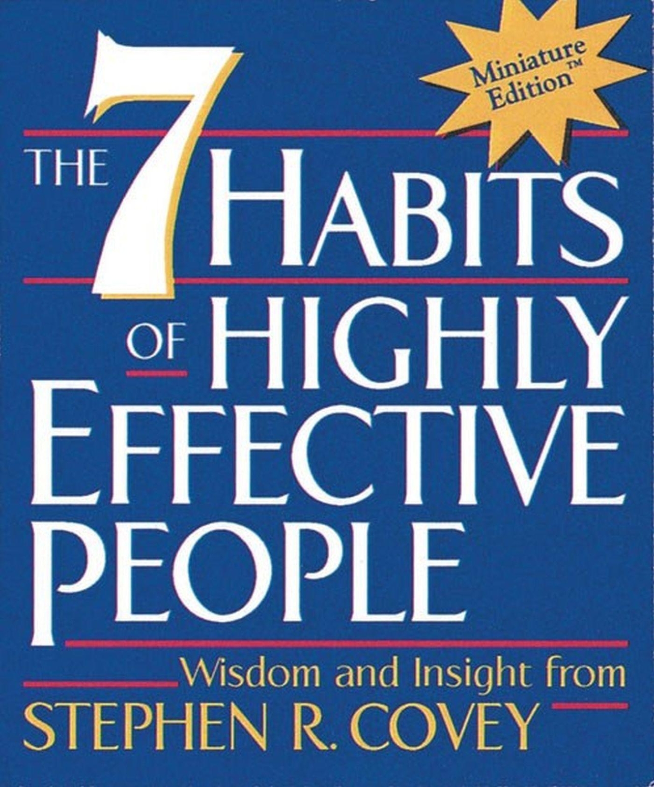 Thumbnail - The 7 Habits Of Highly Effective People Stephen Covey Buch Rp Minis
