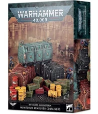 Warhammer 40,000: Battlezone - Munitorum Armoured Containers GW 64-98 NIB