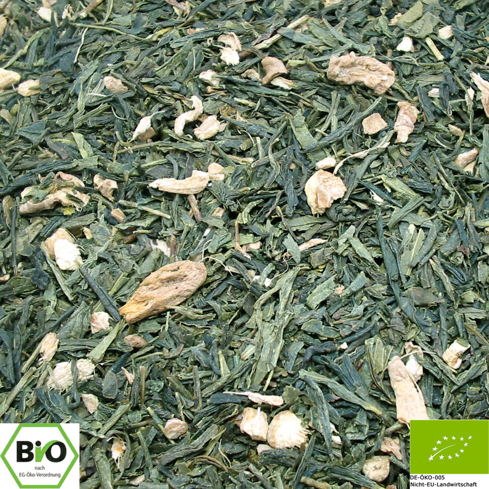 100g Grüntee Ingwer Zitrone Bio