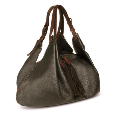 $1675 New Henry Cuir Beguelin Parachute Large Italian Leather