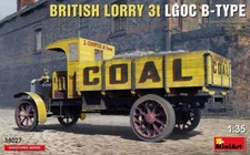 MINIART 38027 1:35 Lorry LGOC 3t B-Type Plastic Model Kit