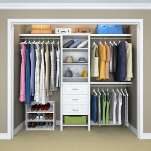 closetmaid closet reach organizer shelves cabinet walk standard